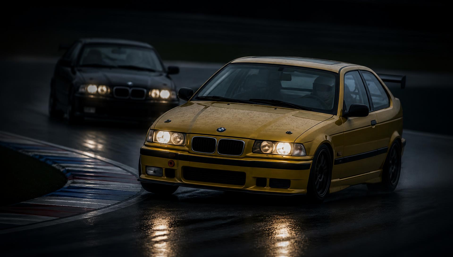 SJ Motorsport raceauto op circuit
